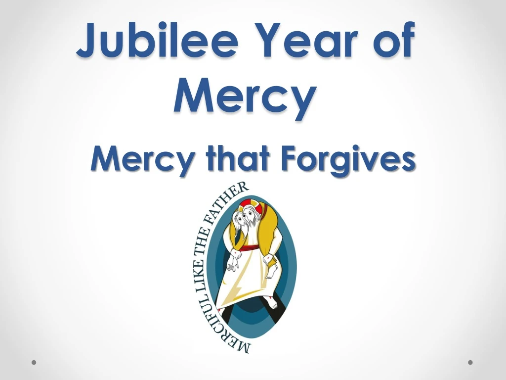 jubilee year of mercy