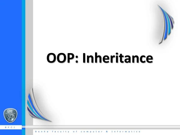 OOP: Inheritance