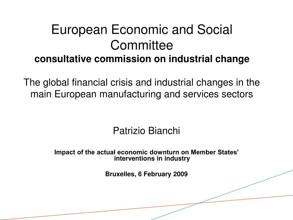 european economic and social committee