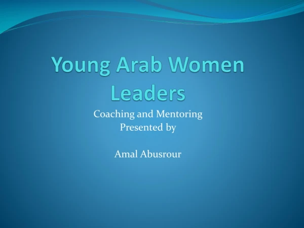 Young Arab Women Leaders