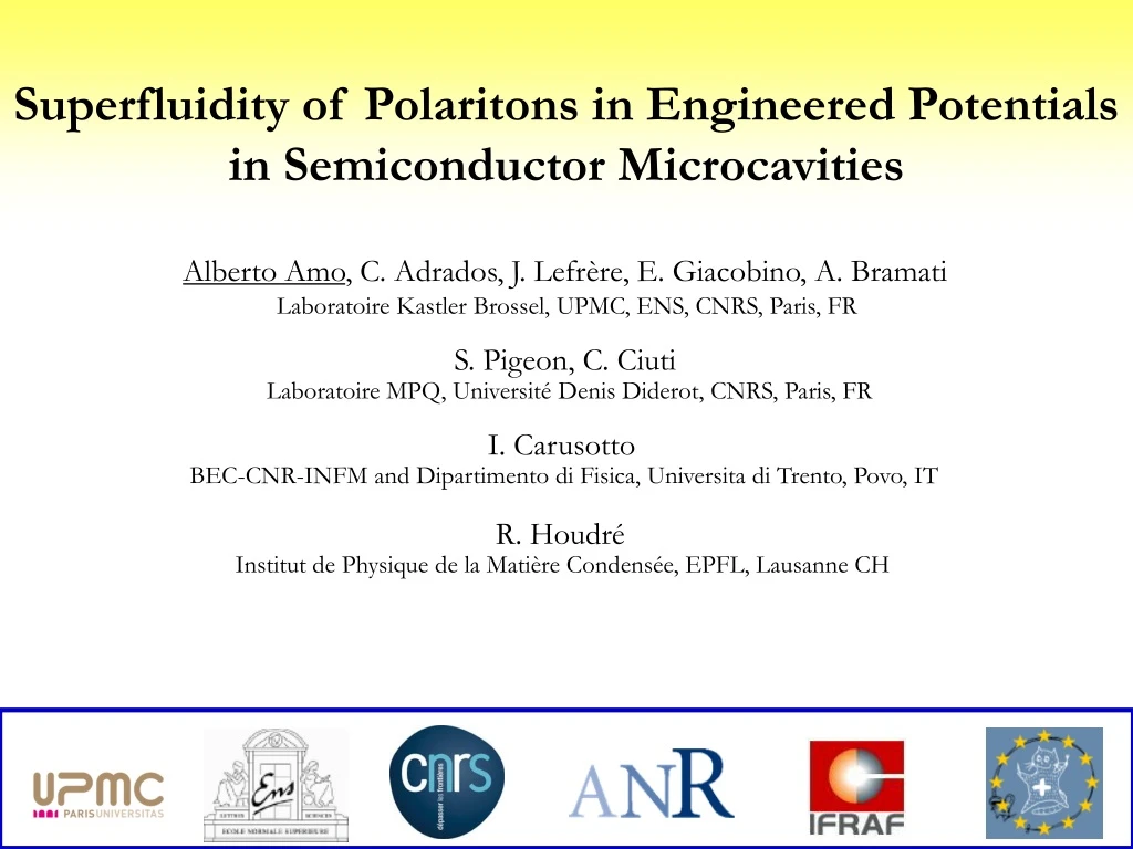 superfluidity of polaritons in engineered