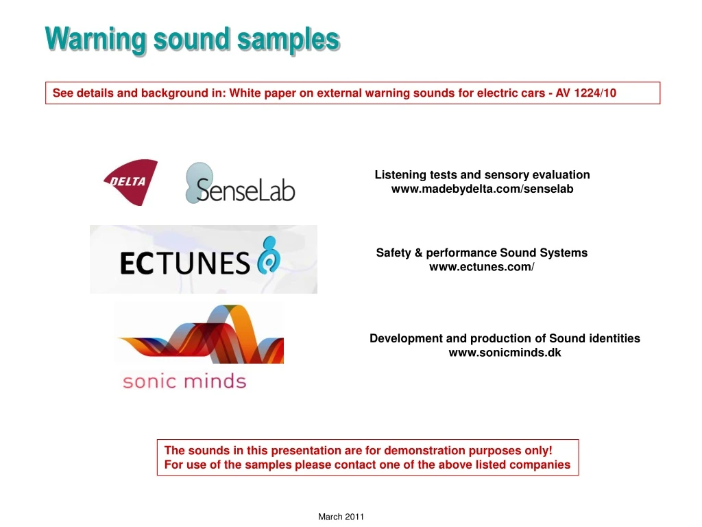 warning sound samples