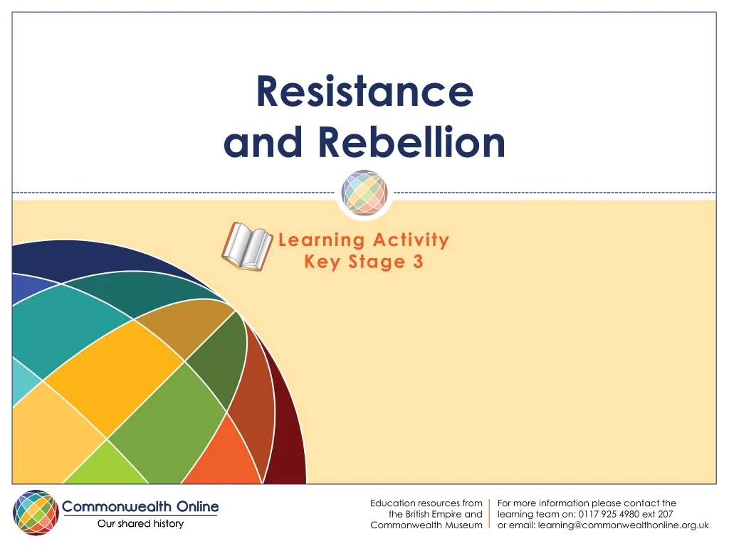 resistance and rebellion