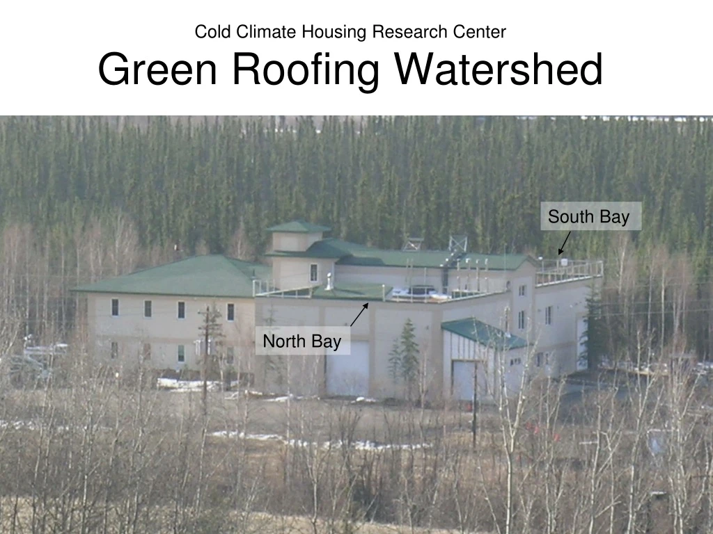 cold climate housing research center green roofing watershed