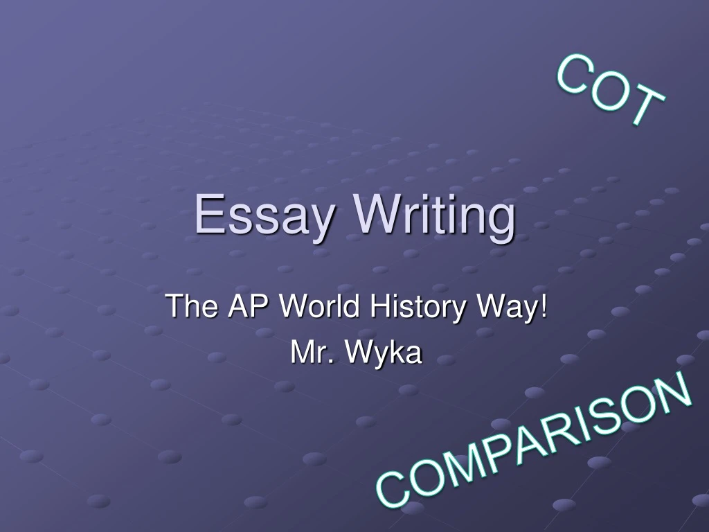 the ap world history way mr wyka