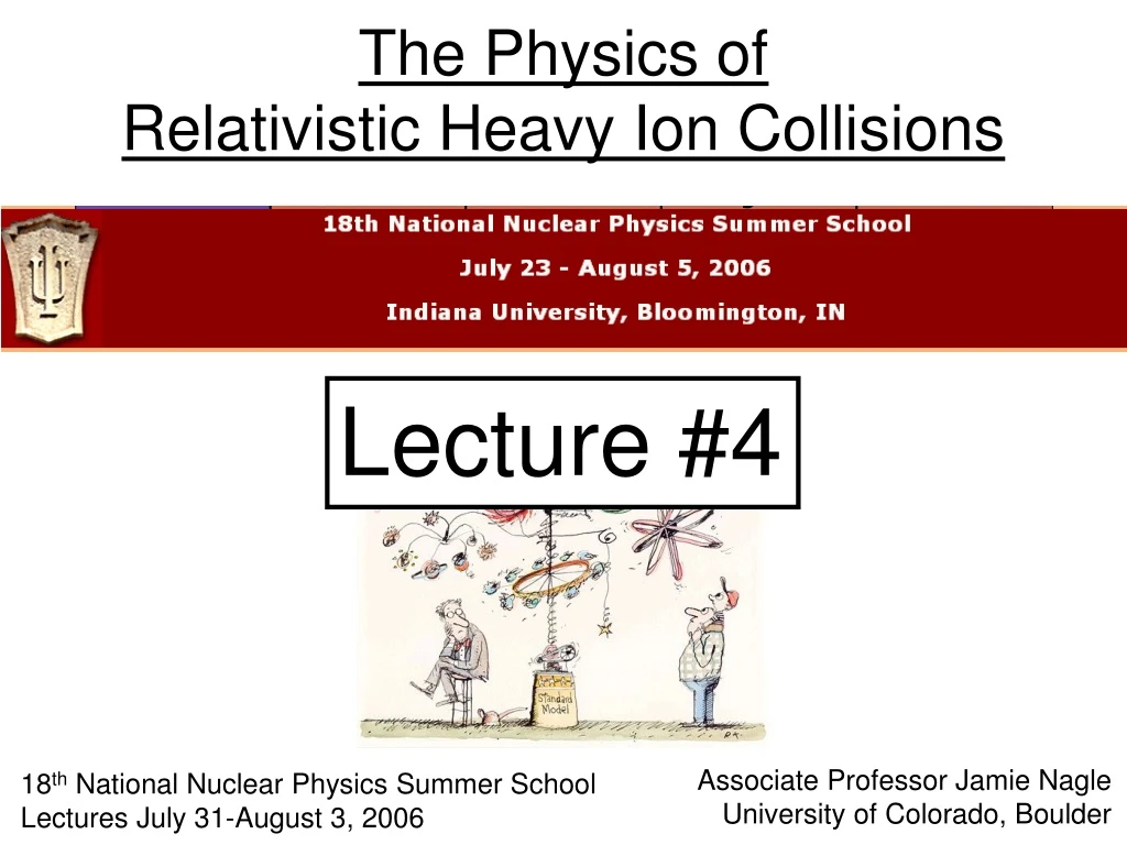 the physics of relativistic heavy ion collisions