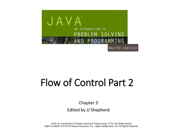 Flow of Control Part 2