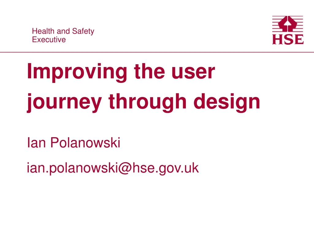improving the user journey through design