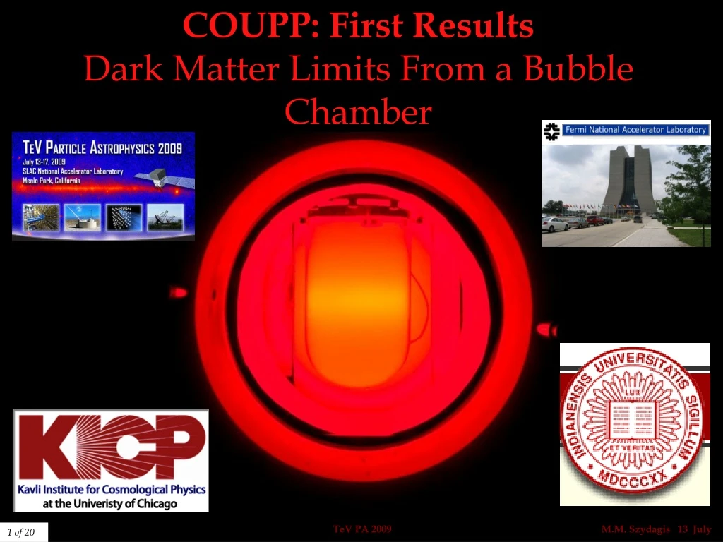 coupp first results dark matter limits from a bubble chamber