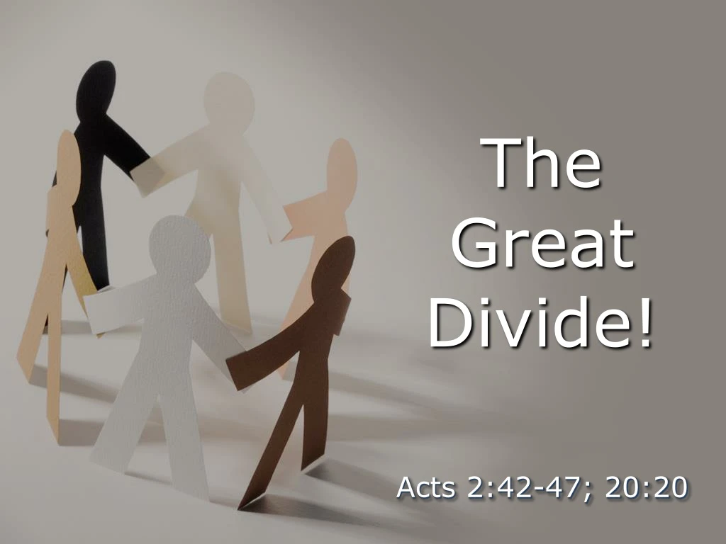 the great divide