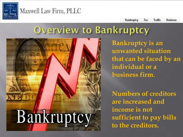 Reason to hire an experience Bankruptcy Attorney NC
