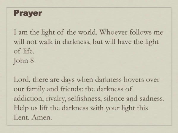 Prayer