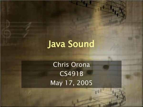 Java Sound