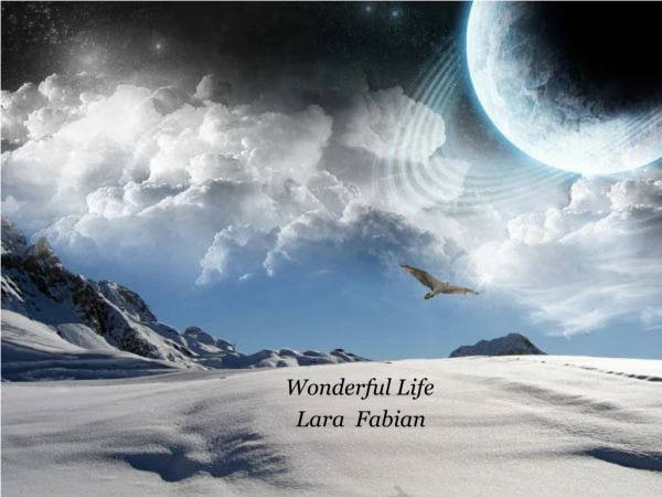 Wonderful Life Lara Fabian