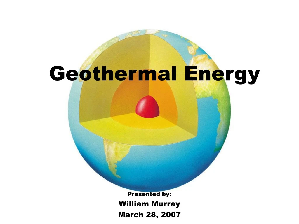 geothermal energy