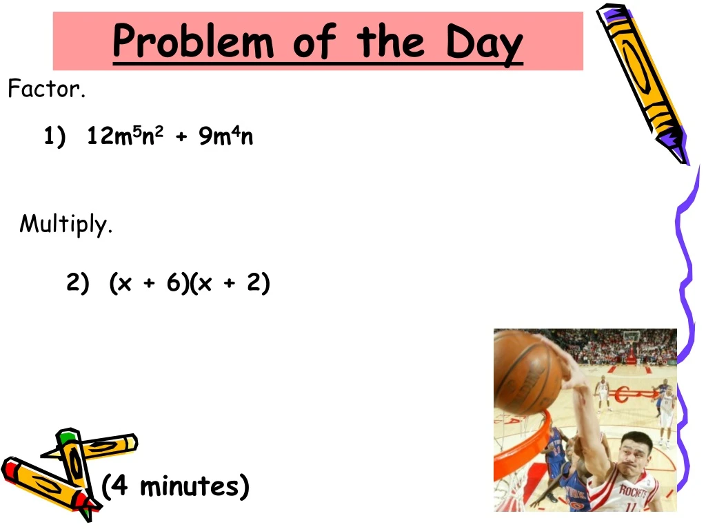 problem of the day
