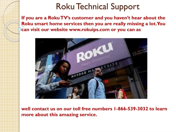 Roku Technical Support | Call : 1-866-539-3032