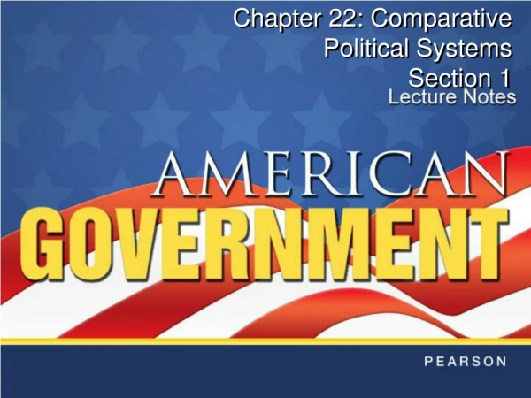Chapter 22: Comparative Political Systems Section 1