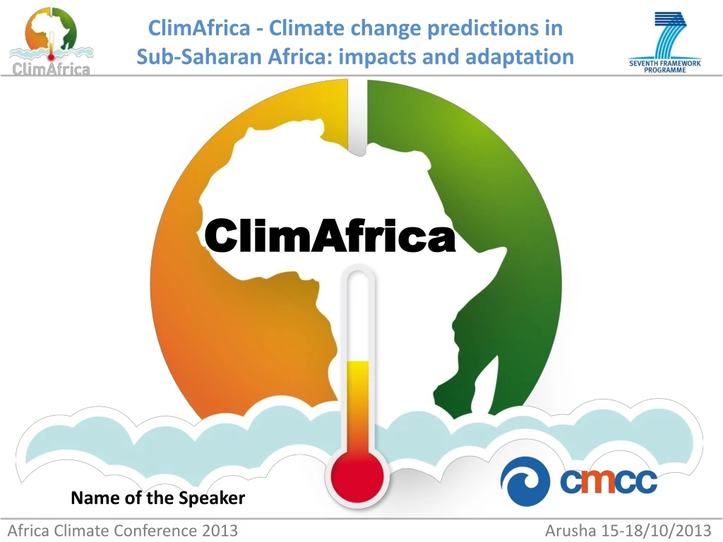 climafrica climate change predictions
