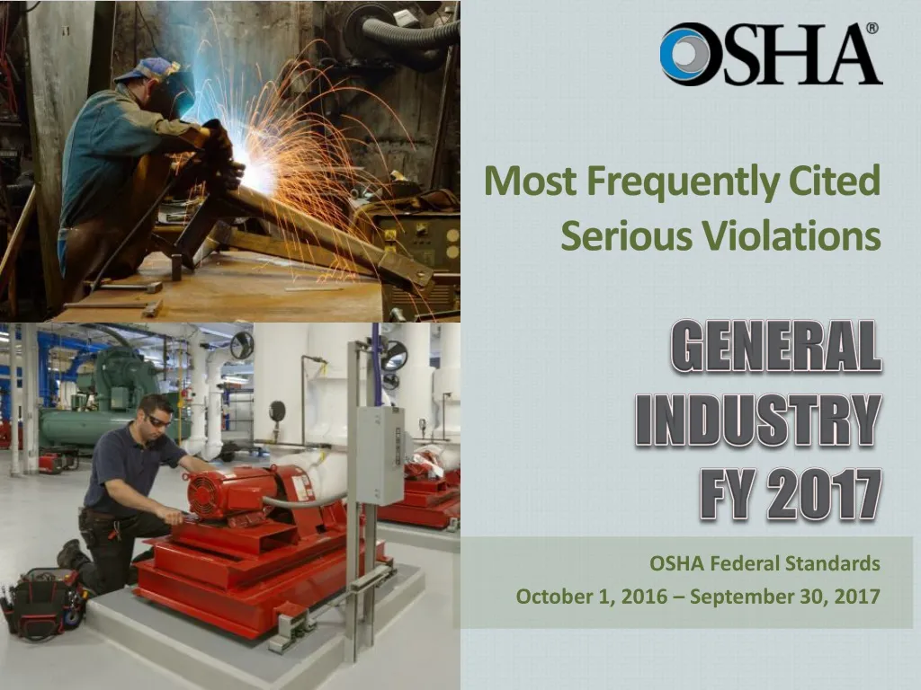 most frequently cited serious violations