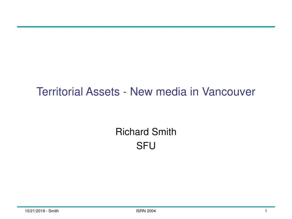 territorial assets new media in vancouver