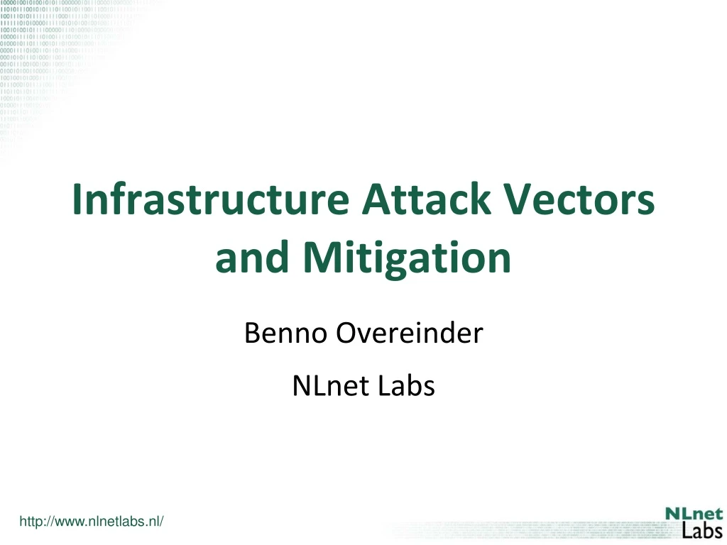 infrastructure attack vectors and mitigation