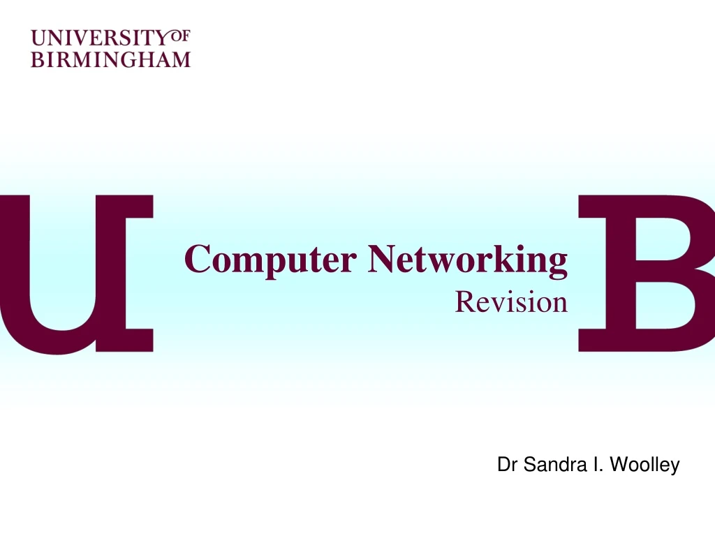 computer networking revision