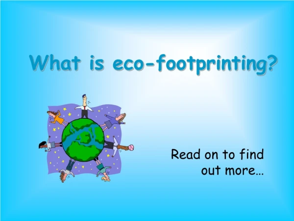 What is eco-footprinting?