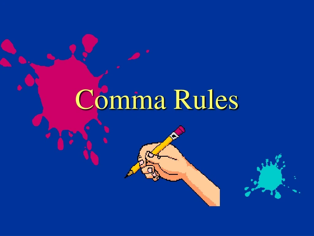 comma rules