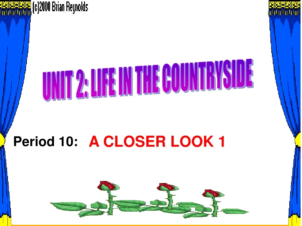 unit 2 life in the countryside