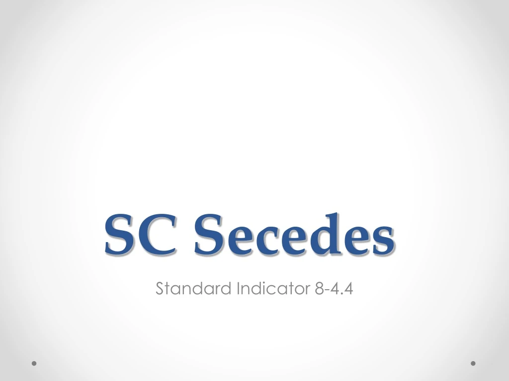 sc secedes