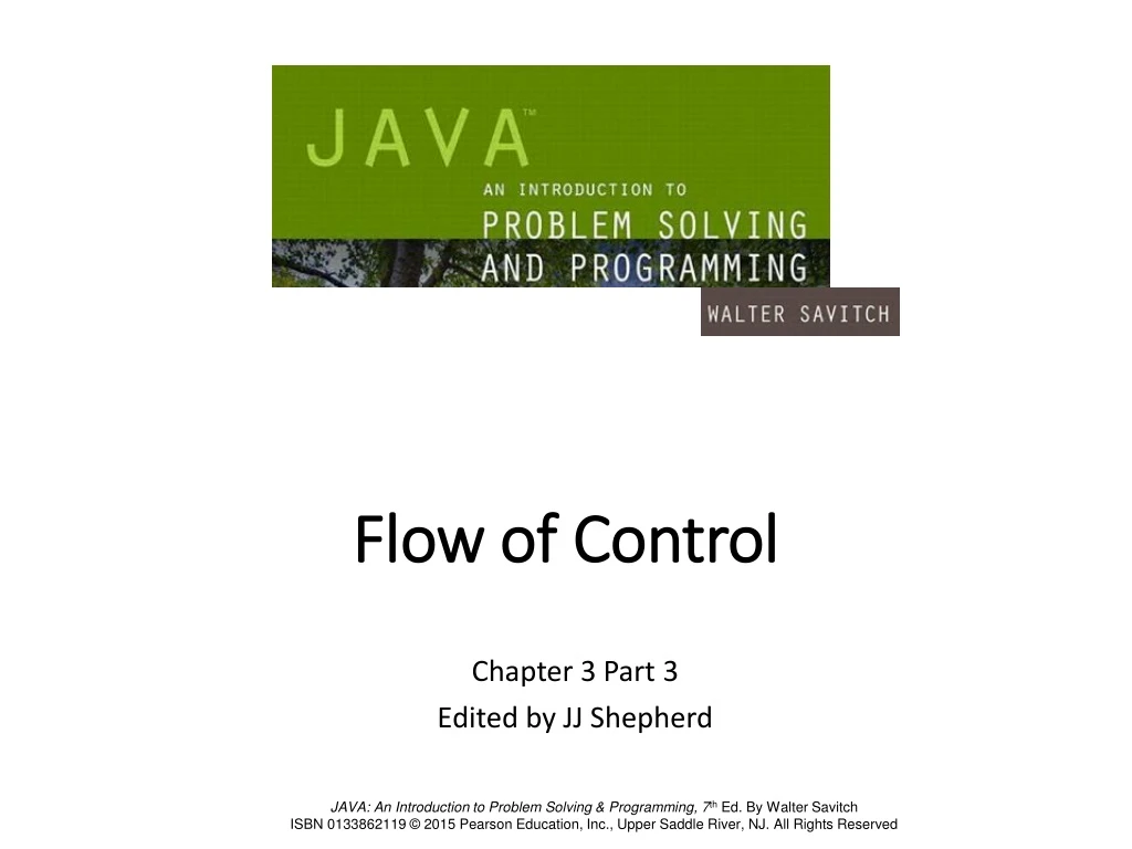 flow of control