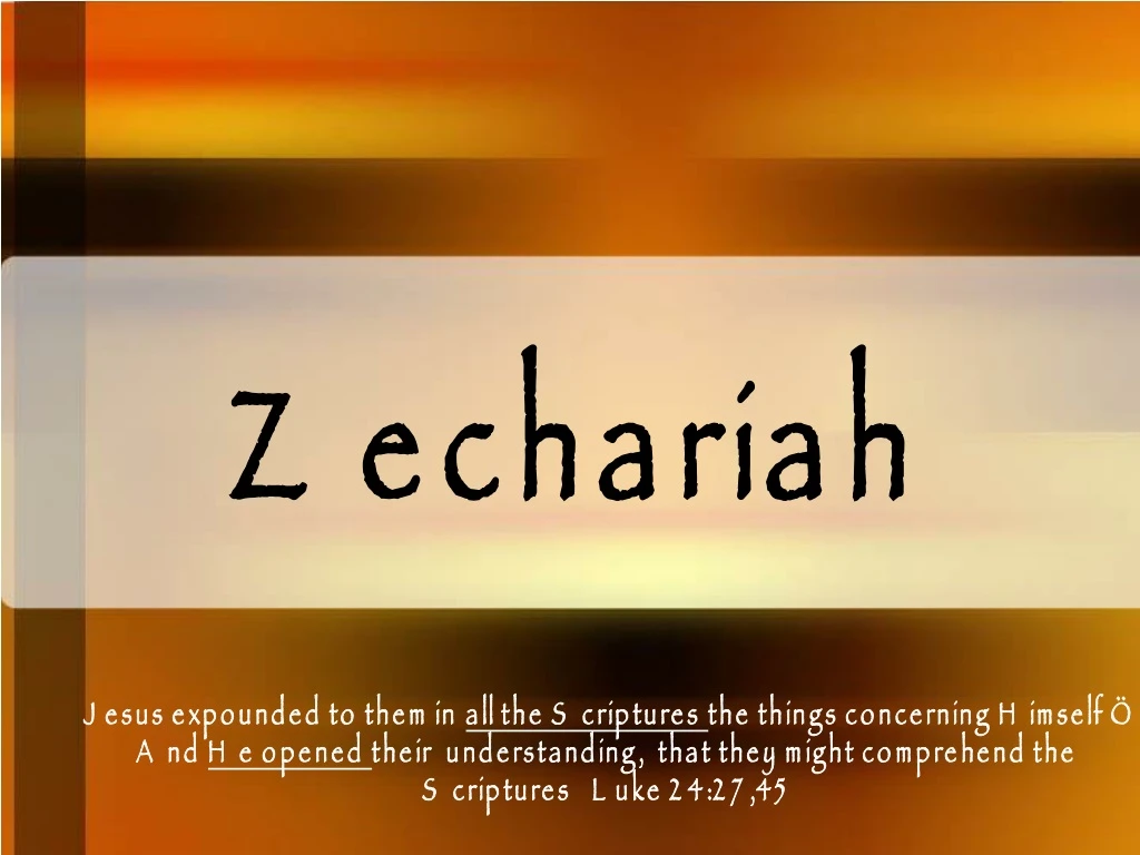 zechariah