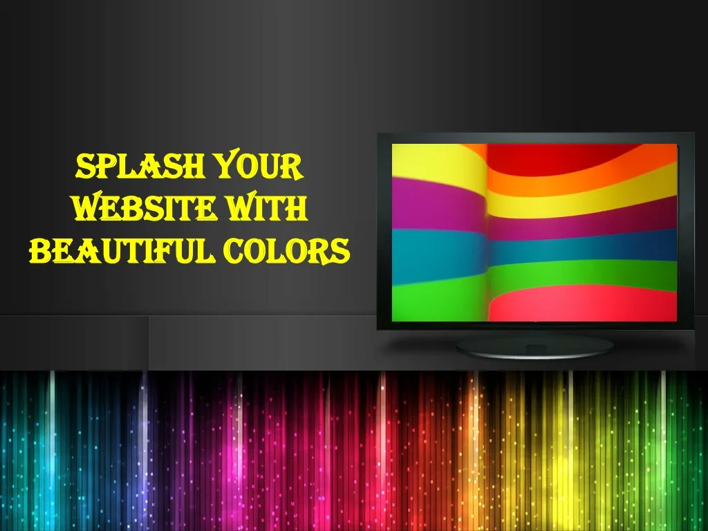splash your website with beautiful colors