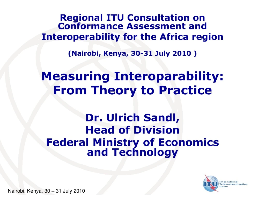 measuring interoparability from theory to practice