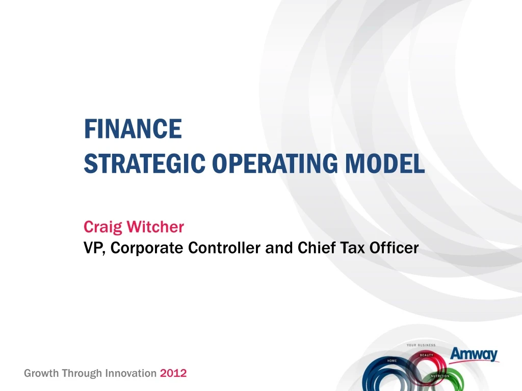 finance strategic operating model