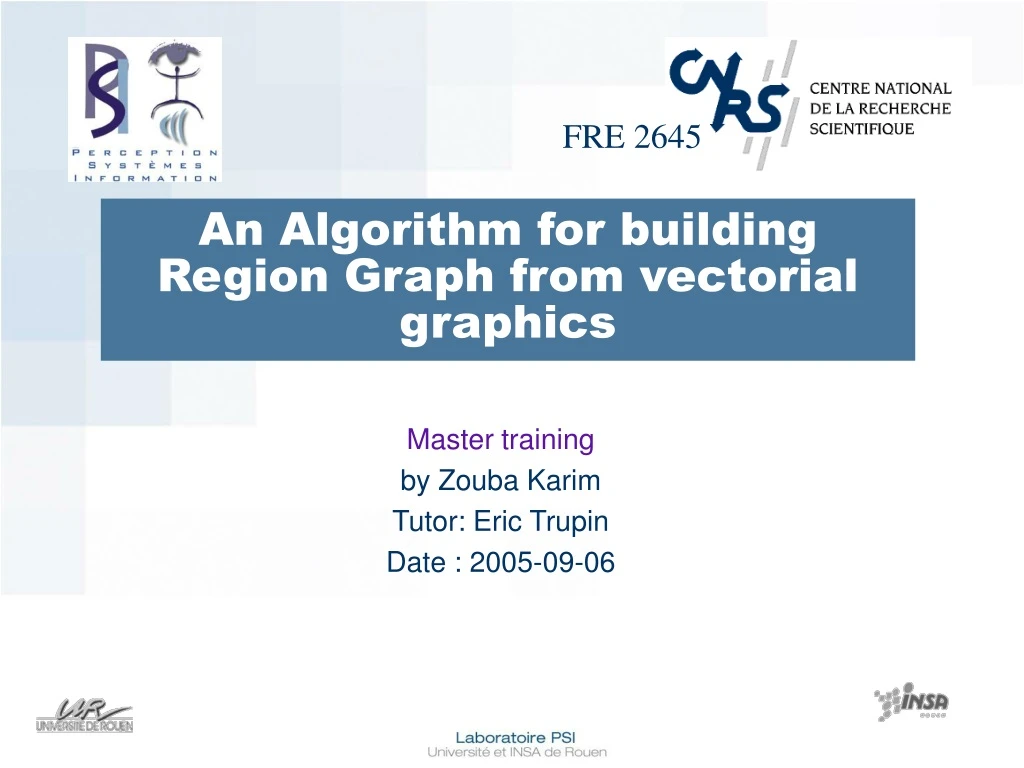 an algorithm for building region graph from vectorial graphics