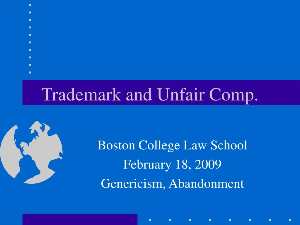 trademark and unfair comp