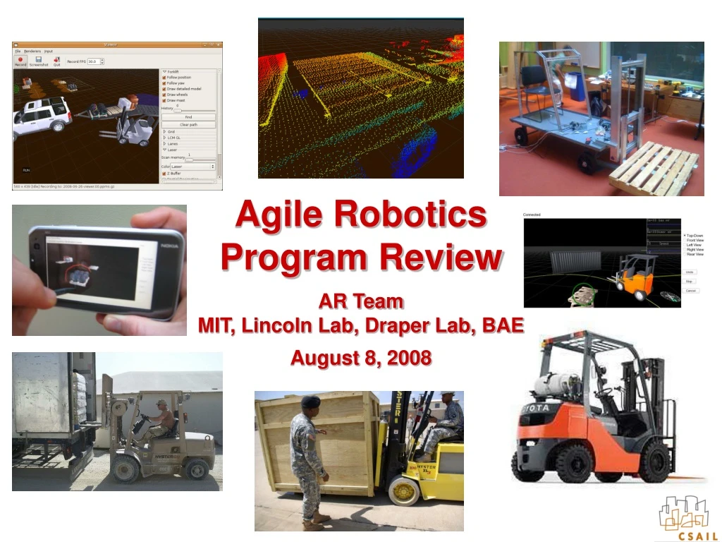 agile robotics program review ar team mit lincoln