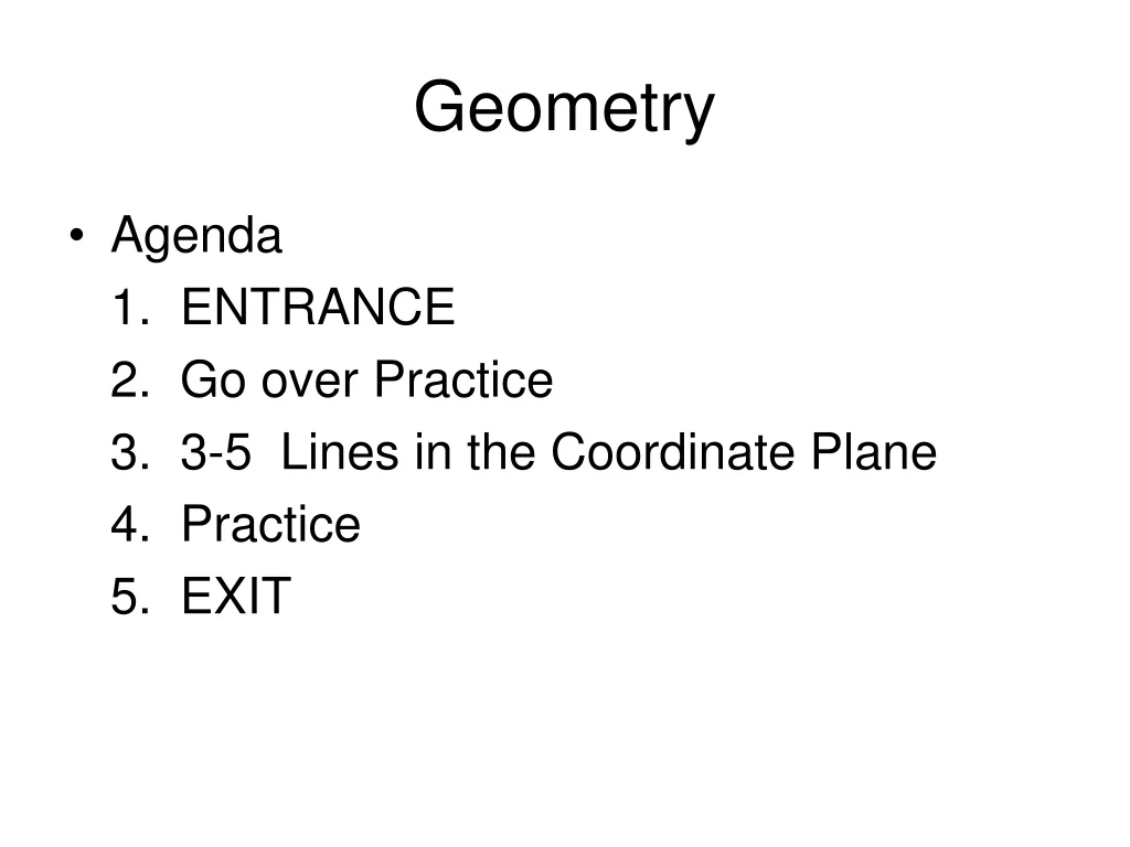 geometry