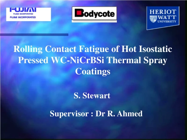 Rolling Contact Fatigue of Hot Isostatic Pressed WC-NiCrBSi Thermal Spray Coatings