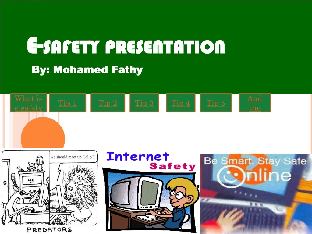 e safety presentation