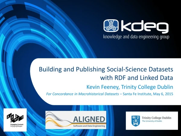 Building and Publishing Social-Science Datasets with RDF and Linked Data