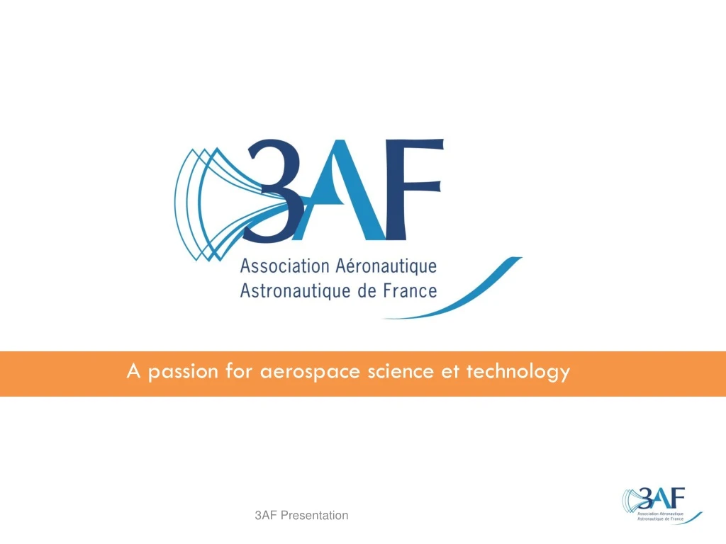 a passion for aerospace science et technology