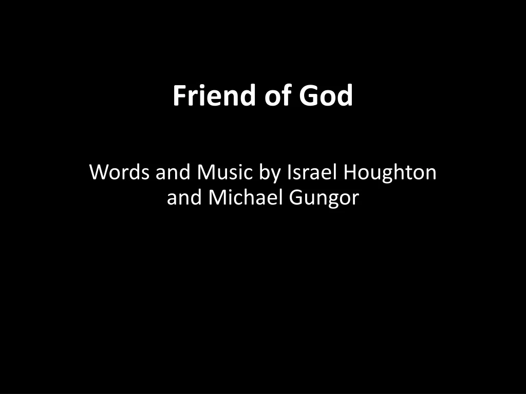 friend of god