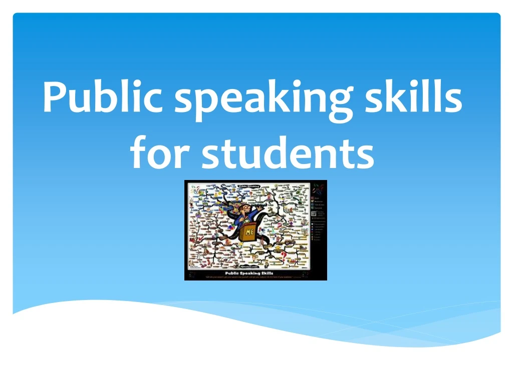 public speaking skills for students