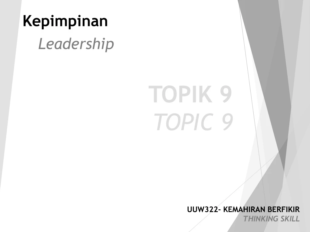 topik 9 topic 9