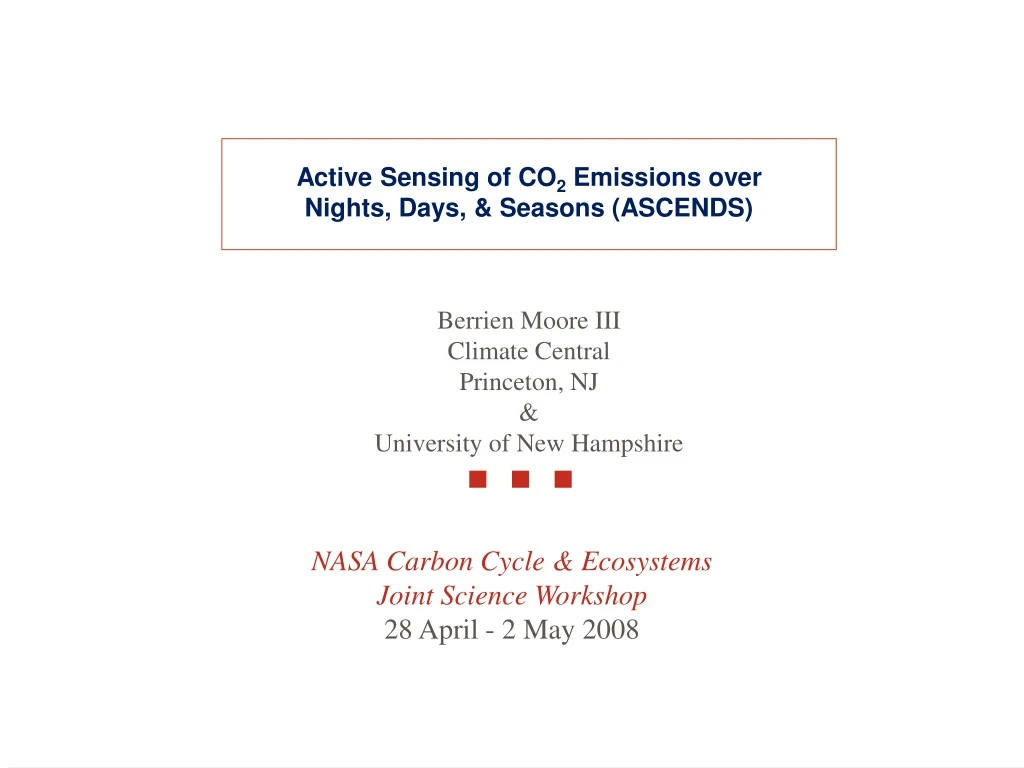 active sensing of co 2 emissions over nights days