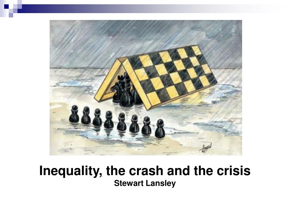 inequality the crash and the crisis stewart