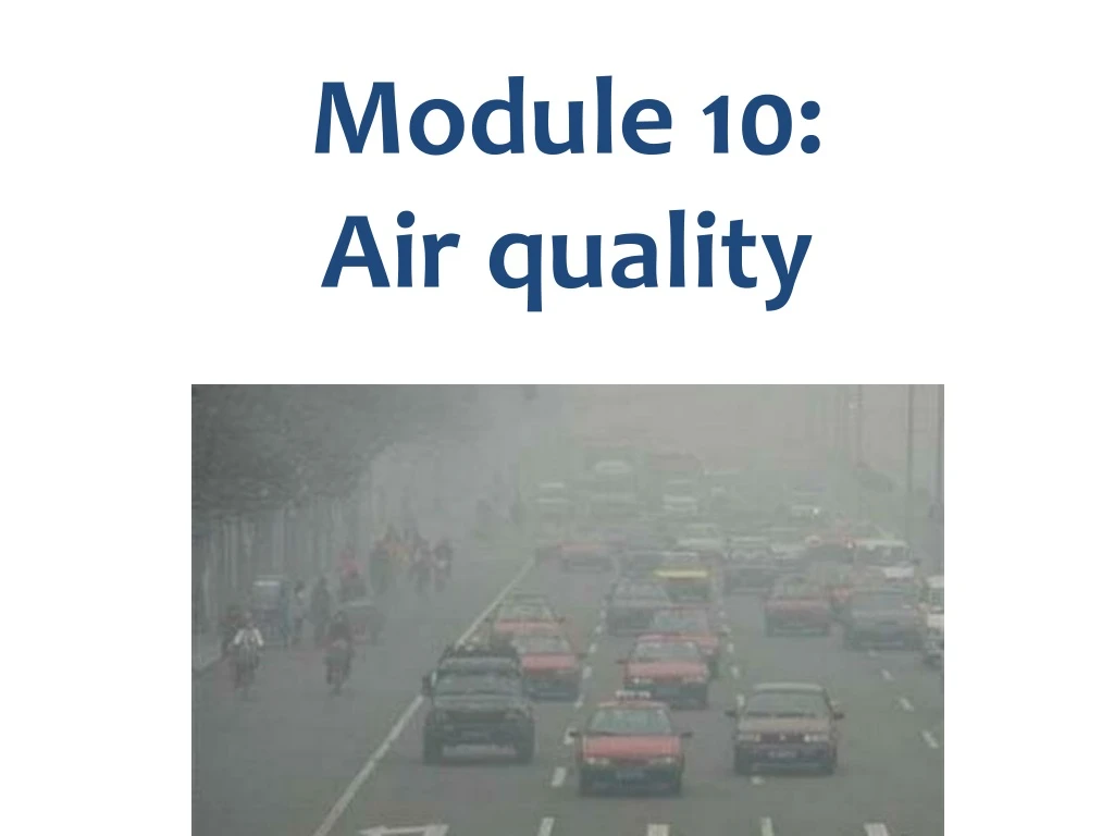 module 10 air quality